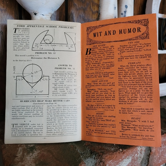 Vintage Ford Motor Co Home Almanac and facts booklet - August 1939 Collectible - Picture 5 of 10